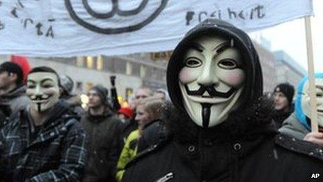 Anti-ACTA protest in Warsaw