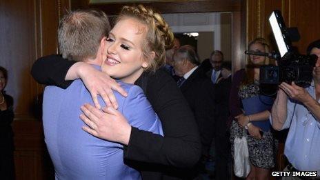 Adele and Rob Stringer