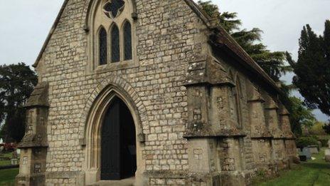 Blandford's cemetery chapel