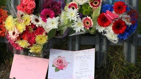 Flowers at Corpus Christi School, Leeds