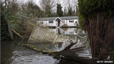 Flooding in the Thames Valley