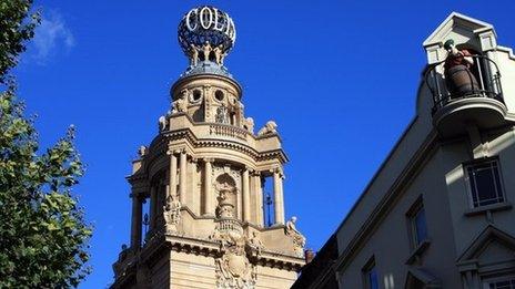 English National Opera building in St Martins Lane, London