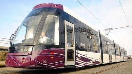 New Blackpool tram