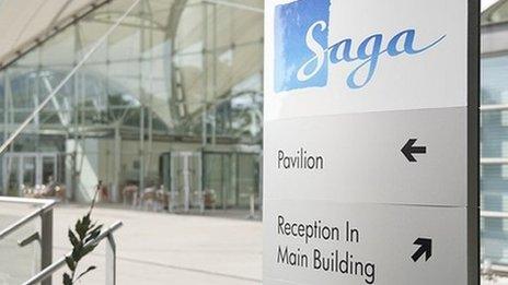 Saga head office in Folkestone