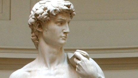 Michelangelo's statue of David