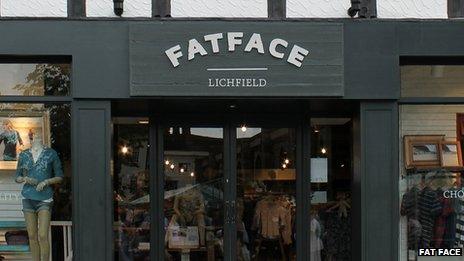 The Fat Face store in Litchfield