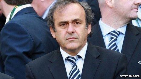 Uefa president Michel Platini