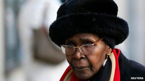 Carmen Briscoe-Mitchell outside the Old Bailey on 14 April 2014