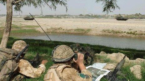 British soldiers in Afghanistan