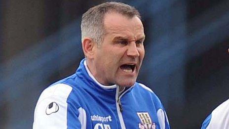 Ballymena United manager Glenn Ferguson