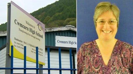 Cwmcarn school teacher Alison Cray