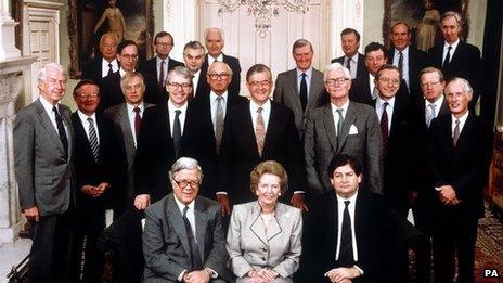 Conservative cabinet in 1989