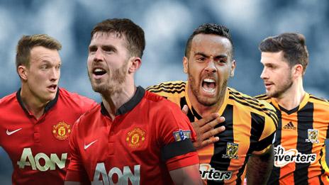 Phil Jones, Michael Carrick, Tom Huddlestone, Shane Long