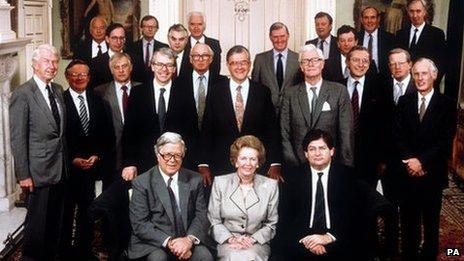 Tory Cabinet in 1989