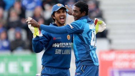 Dinesh Chandimal and Ajantha Mendis