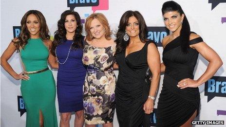 Melissa Gorga, Jacqueline Laurita, Caroline Manzo, Kathy Wakile, and Teresa Giudice of 'The Real Housewives of New Jersey'