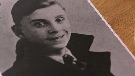 Leslie Thomas as a young man