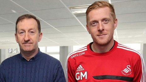 Huw Jenkins and Garry Monk