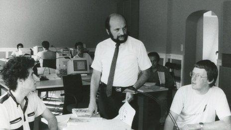 Graphisoft boss in 1980s