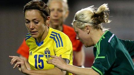 Northern Ireland lost 3-0 away to Sweden