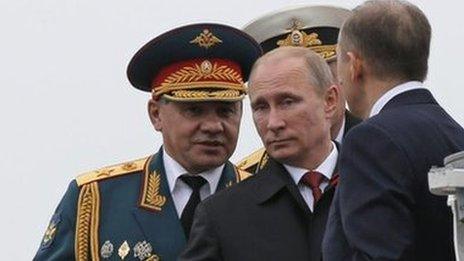 Vladimir Putin in Crimea, 9 May