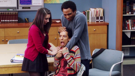 The cast of Community