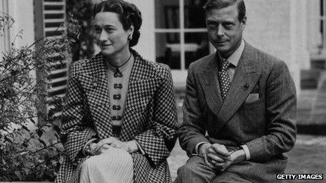 The future Edward Vlll and Wallis Simpson