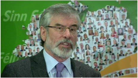 Gerry Adams said his arrest had galvanized the Sinn Féin party and the broader republican family