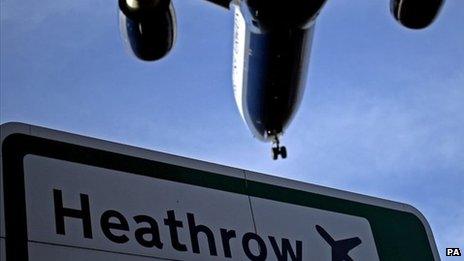 Heathrow sign