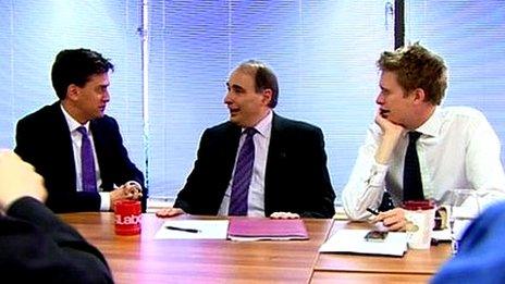 Ed Miliand and David Axelrod