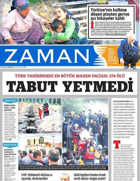 Zaman front page