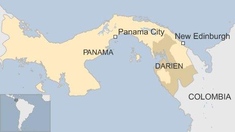 Map of Panama