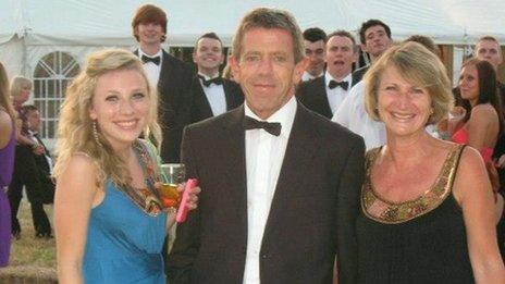 Mr and Mrs Metcalf and their daughter