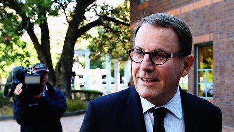 John Banks arrives at court