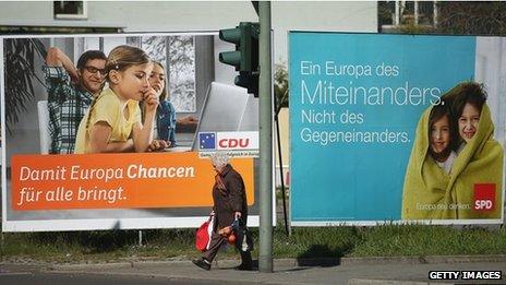 German election posters