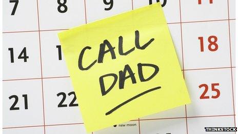 call dad sign