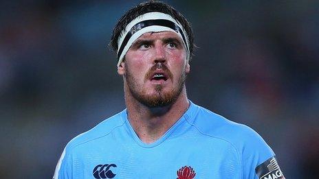 Australian lock Kane Douglas in action for the NSW Waratahs