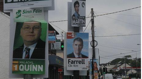 European election posters in Ireland