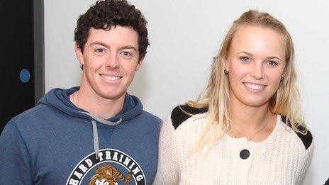 Rory McIlroy and Caroline Wozniacki