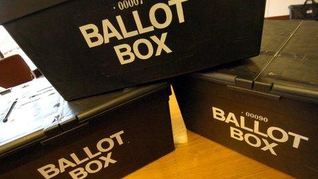 Ballot boxes