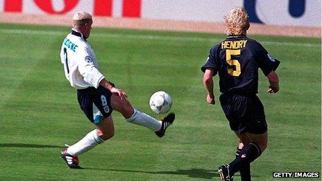 Paul Gascoigne in Euro 96