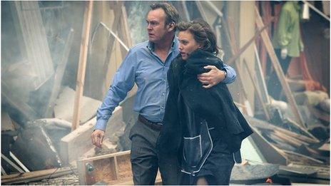 Philip Glenister and Liz White in From There To Here