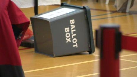 Ballot box in Amber Valley