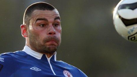 Anthony Elding in action for Sligo Rovers