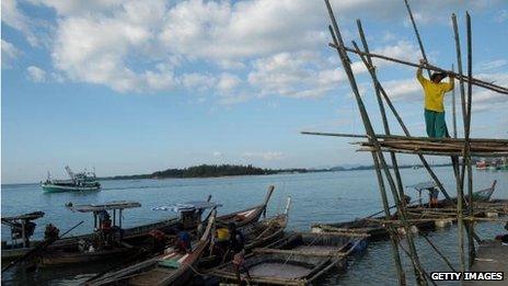 Fishing boats in Thailand