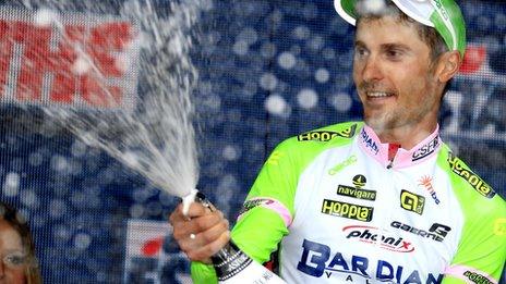 Enrico Battaglin in the Giro d'Italia