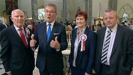 Mike Nesbitt and party councillors