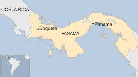 Map of Panama