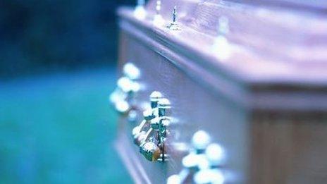 Coffin - stock image