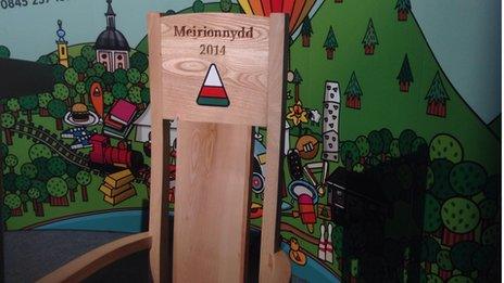 Cadair Eisteddfod yr Urdd Meirionnydd 2014